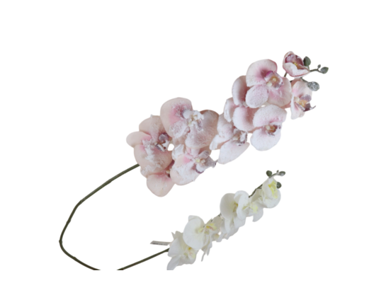 Storczyk sztuczny oszroniony 120 cm