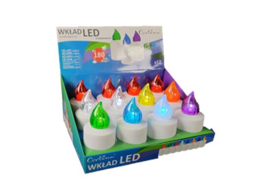 Wkład LED ALTUS 12 cm mix kolorów