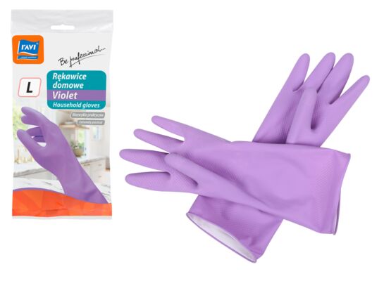 Rękawice domowe Violet L