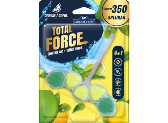 Kostka WC Total Force cytrusy