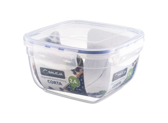 Pojemnik kwadratowy CORTA 2,4 l