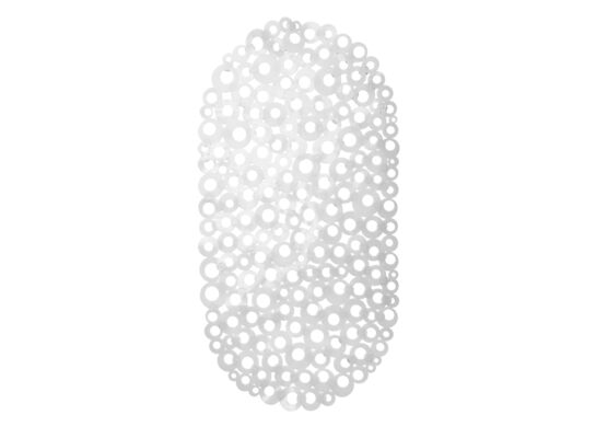 Mata łazienkowa RING 39 x 69 cm 28828 szary