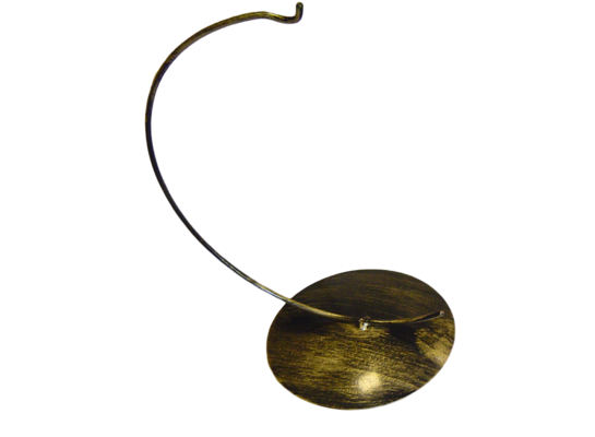 Stojak na bombkę FI150 15 cm złoty