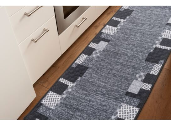 Chodnik Caro 80 cm antracyt z podkładem żelowym