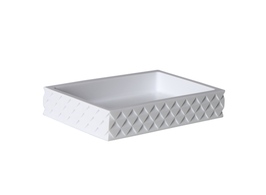 Mydelniczka Armo 12,5 x 8,5 x 2,5 cm biały