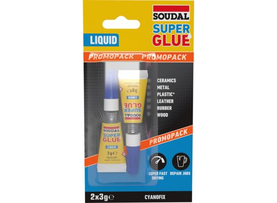 Klej Super Glue Liquid 3 g + 3 g