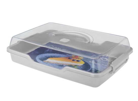 Pojemnik na ciasto COOKIE 43,5x29,5 cm szary