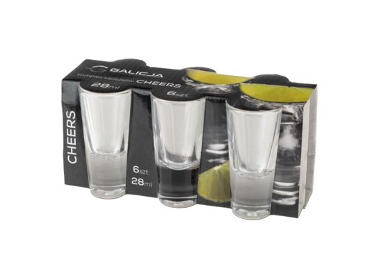 Komplet kieliszków CHEERS 28 ml 6 sztuk 29745