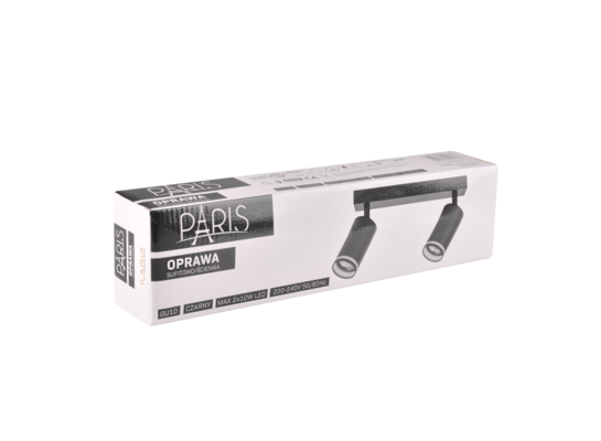 Lampa ścienno-sufitowa PARIS 2 GU10 czarna