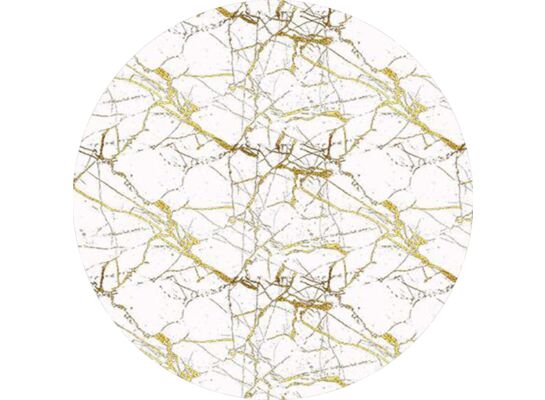 Dywan drukowany Neva petra folia 100 cm biało-złoty