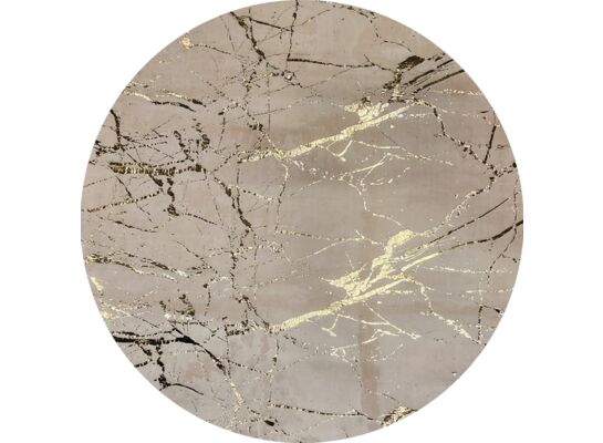 Dywan drukowany Neva petra folia 100 cm beżowo-złoty