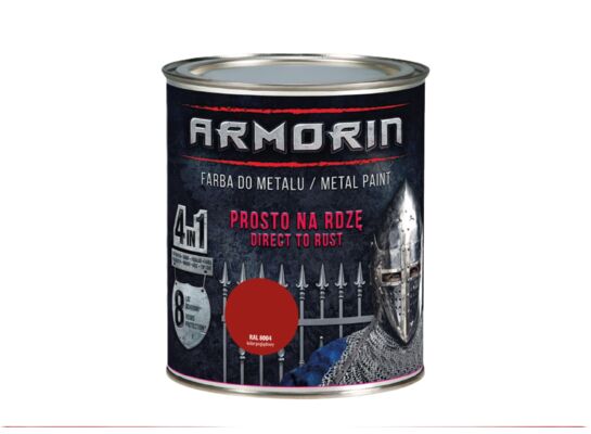 Farba antykorozyjna ARMORIN ceglasty 8004 0,7 l