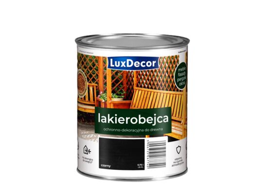 Lakierobejca czarny 0,75 l Luxdecor