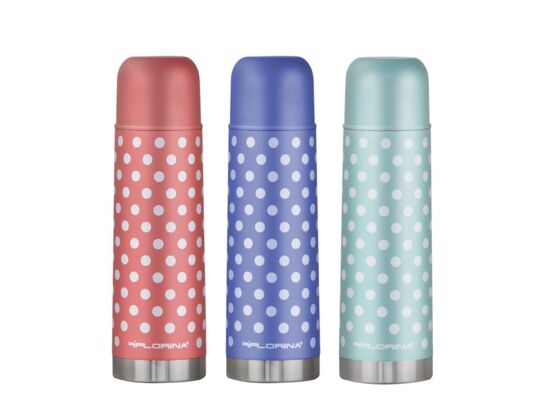 Termos nierdzewny DOTS 500 ml mix kolorów