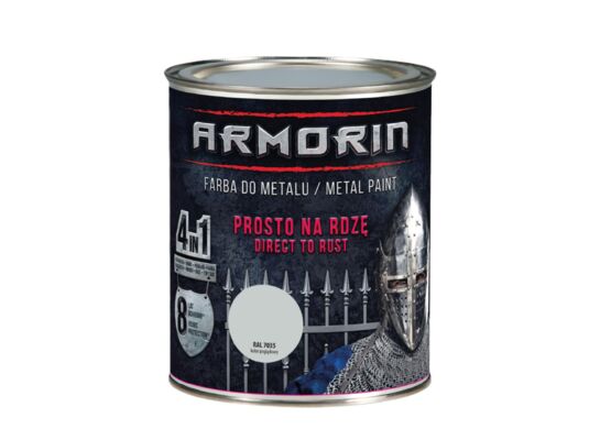 Farba antykorozyjna ARMORIN jasny szary 7035 0,7 l