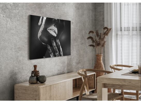 Obraz Canvas Glitter 60 x 80 ST738 Silver mouth