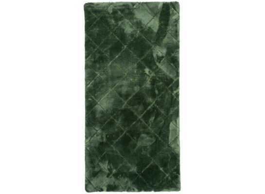 Dywan Cubic w kwadraty 60 x 100 cm zielony