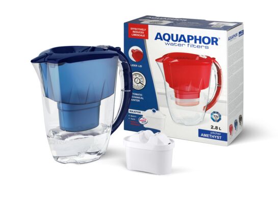 Dzbanek filtrujący Amethyst 2,8 l + wkład Maxfor Plus granatowy Aquaphor