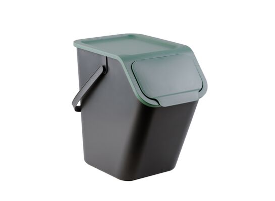 Pojemnik do segregacji BINI BASIC 25 l zielony