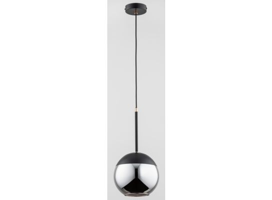 Lampa wisząca Volda Black 1-płomienna klosz grafit