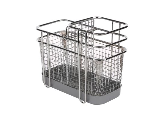 Ociekacz na sztućce owalny chrom