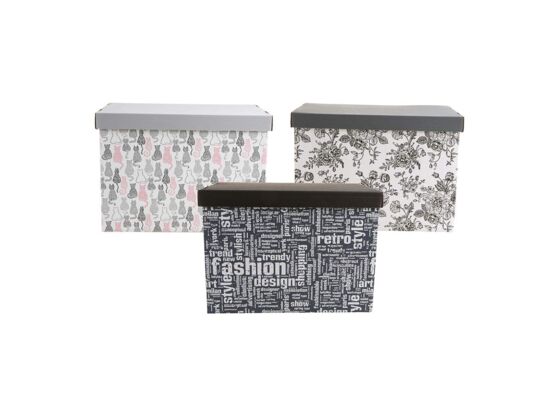 Pudełko ozdobne 47 x 31 x 32 cm mix kolorów