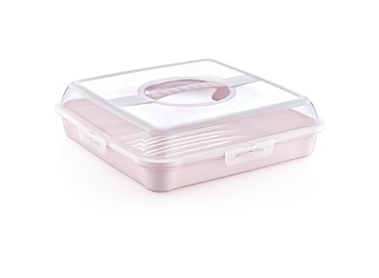 Pojemnik enrico "party-butler" kwadratowy nordic pink