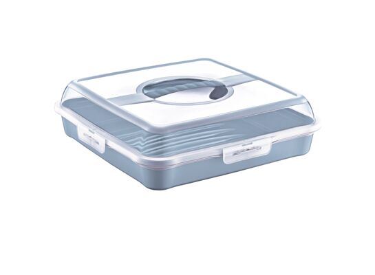 Pojemnik enrico "party-butler" kwadratowy nordic blue