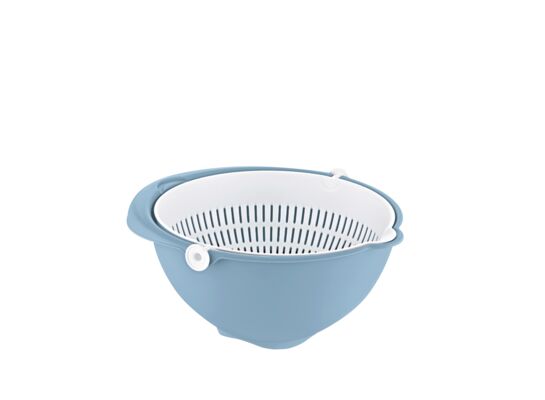 Miska-cedzak STELLA 2w1 nordic blue