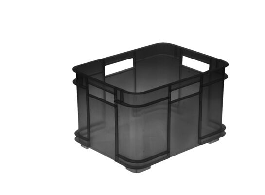 Pojemnik Euro-box M BRUNO 35 x 27 x 22 crystal grey