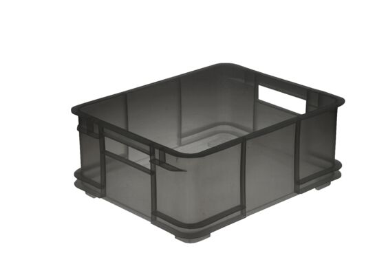 Pojemnik Euro-box L BRUNO 43 x 35 x 17,5 crystal grey