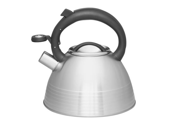 Czajnik Linea stalowy 2,5 l z gwizdkiem AMBITION