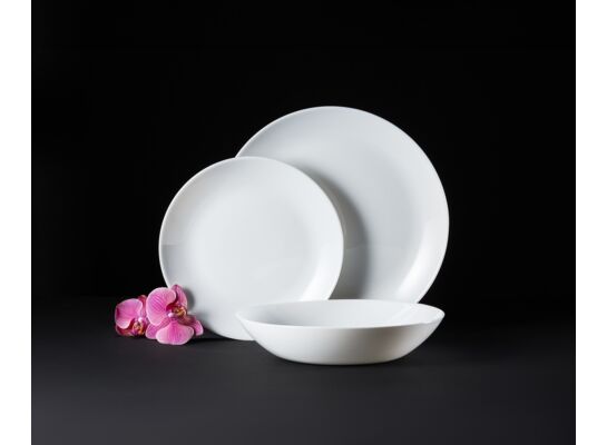 Komplet obiadowy dla 6 osób Basic 18-elementowy AMBITION