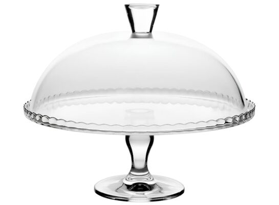 Patera szklana z kloszem Patisserie 32 cm PASABAHCE