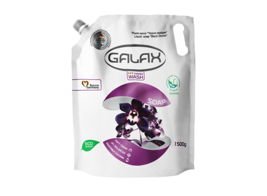Mydło w płynie GALAX czarna orchidea 1500 g zapas
