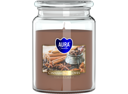 Świeca w szkle SND99-374 cynamon-goździki BISPOL