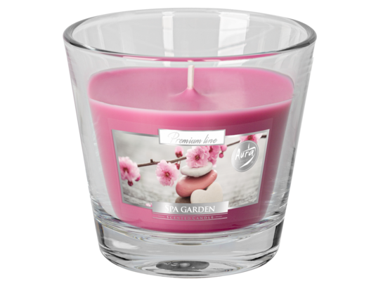 Świeca w szkle SN90-254 ogród spa BISPOL