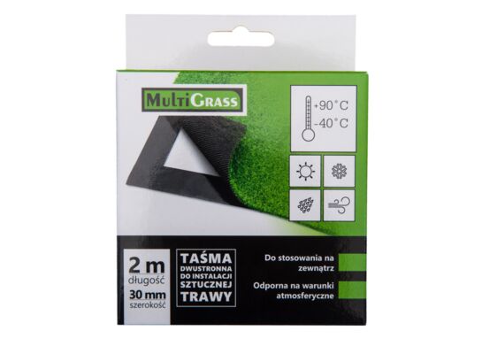 Taśma do sztucznej trawy 50 mm rolka 2 m