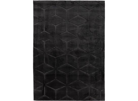 Dywan Alaska 80 x 150 cm geometryczny czarny