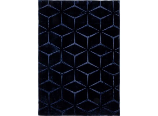 Dywan Alaska 80 x 150 cm geometryczny granatowy