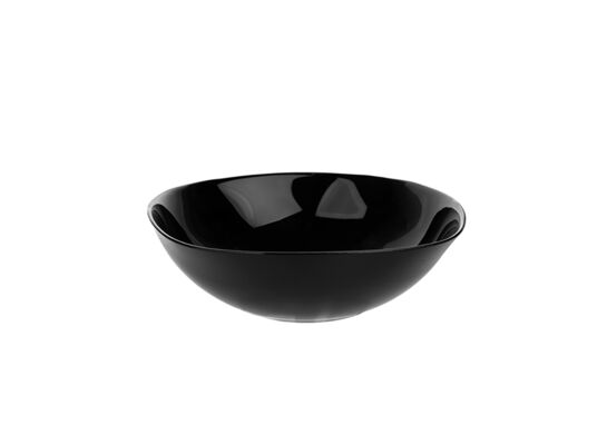 Salaterka szklana Black Harmony 21,5 x 7 cm czarny