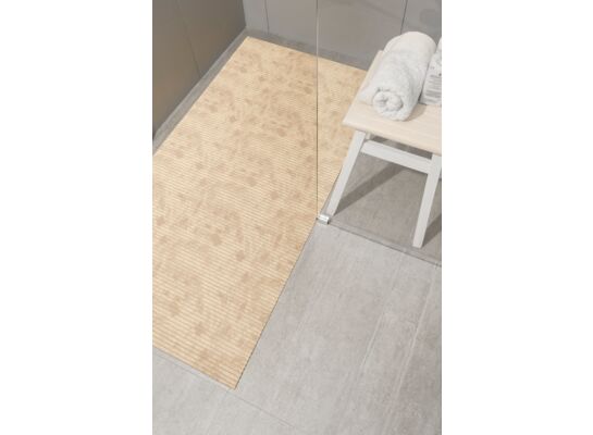 Mata łazienkowa Premium PCV 45 x 65 cm ciemny beżowy