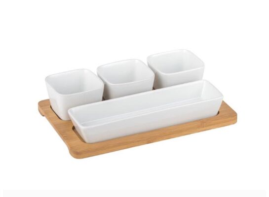 Zestaw do dipów prostokątny 4 elementy ADRIA