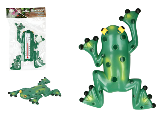 Termometr okienny żaba