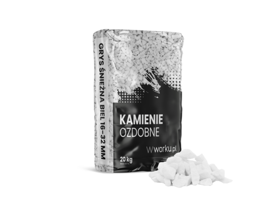Grys śnieżna biel 16-32 mm 20 kg
