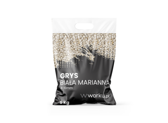 Grys Biała Marianna 4-10 mm 5 kg