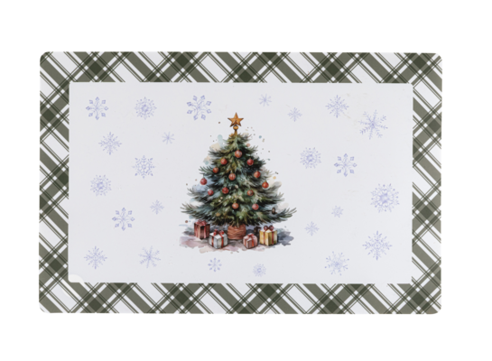 Mata stołowa świąteczna 43 x 28 cm choinka