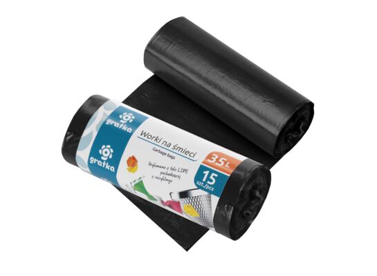 Worki na śmieci 35 l LDPE 15 szt. GRATKA