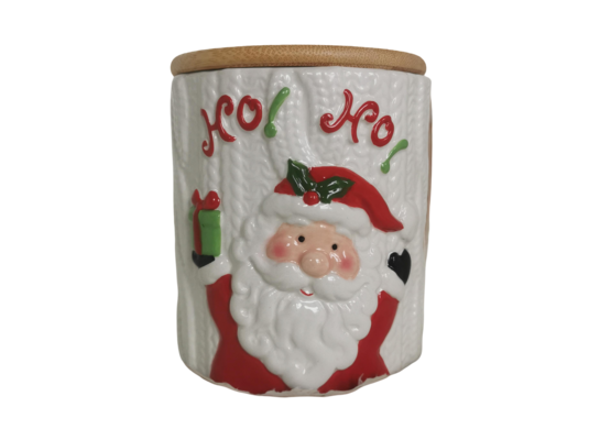 Pojemnik świąteczny dolomitowy Święty Mikołaj 550 ml