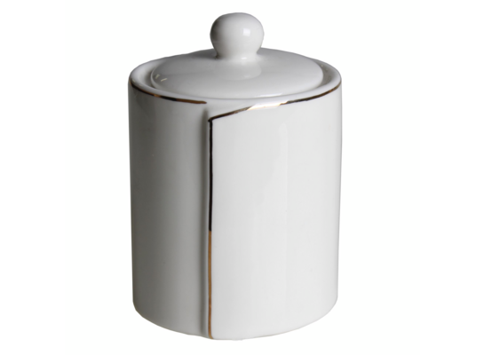 Pojemnik Fold 8 x 11 cm biało-złoty